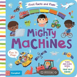 Front cover_First Facts And Flaps: Mighty Machines