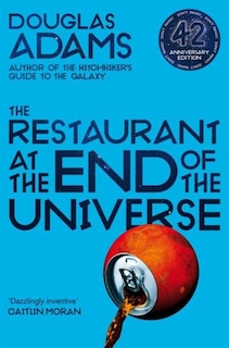 Front cover_The Restaurant at the End of the Universe (Hitchhiker's Guide to the Galaxy #2)