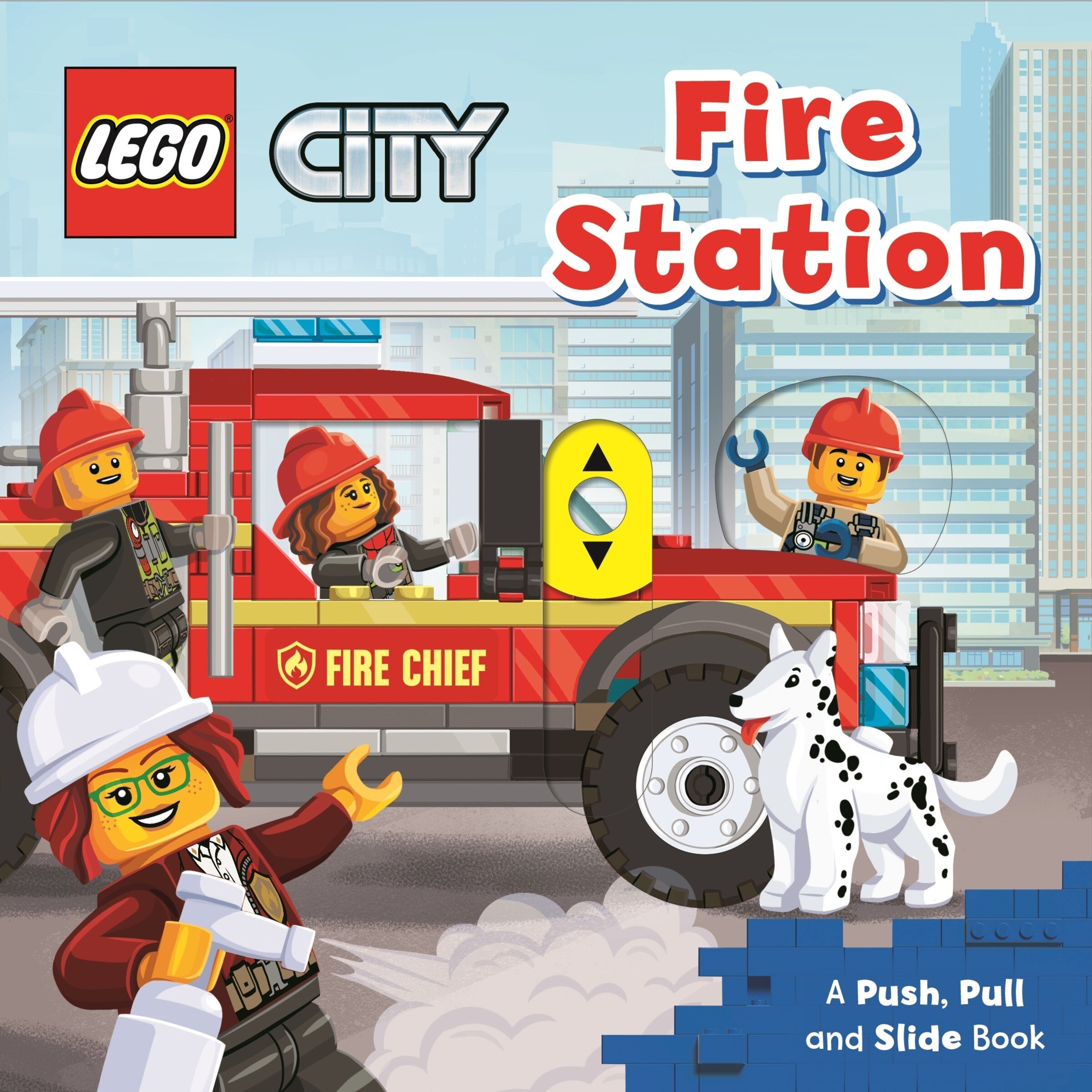 Lego City Fire Station A Push Pull And Slide Book Book By Ameet Studio bd Indigo