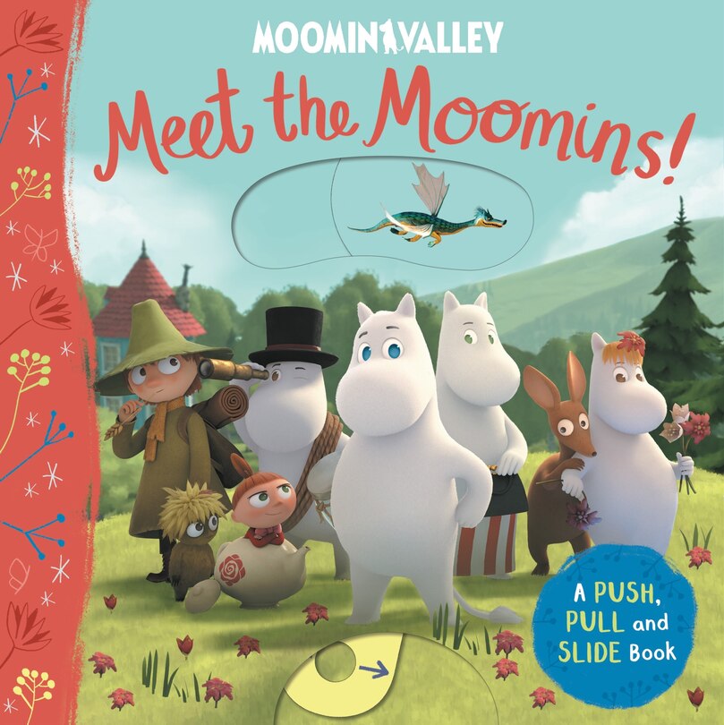 Front cover_Meet the Moomins: A Push, Pull and Slide Book