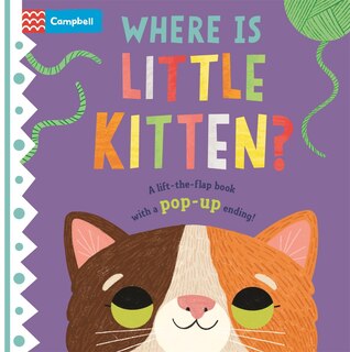 Where is Little Kitten: A lift-the-flap book with a pop-up ending