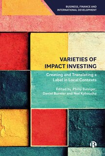Couverture_Varieties of Impact Investing