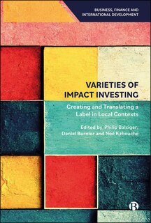 Couverture_Varieties of Impact Investing