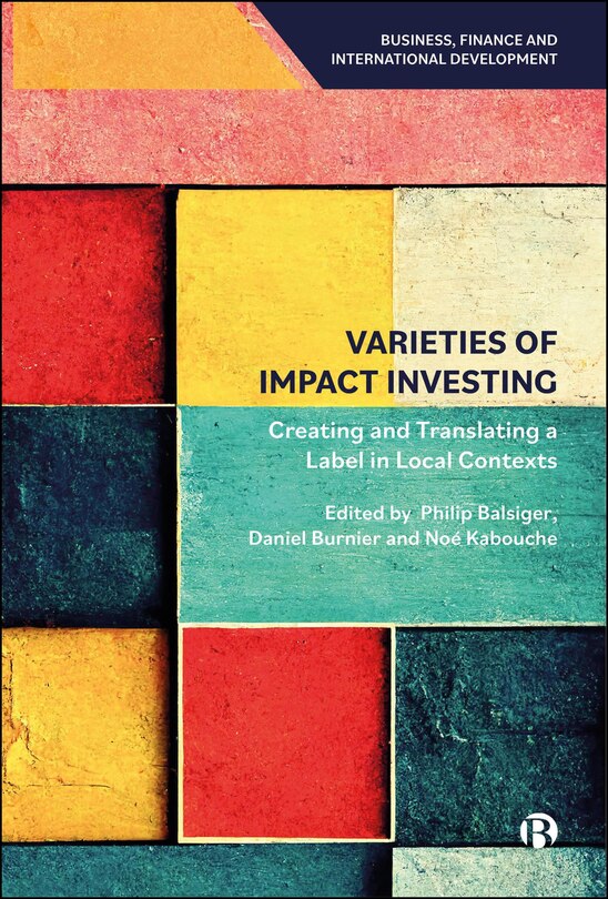 Couverture_Varieties of Impact Investing