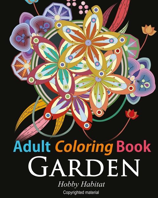 Couverture_Adult Coloring Book: Enchanted Garden