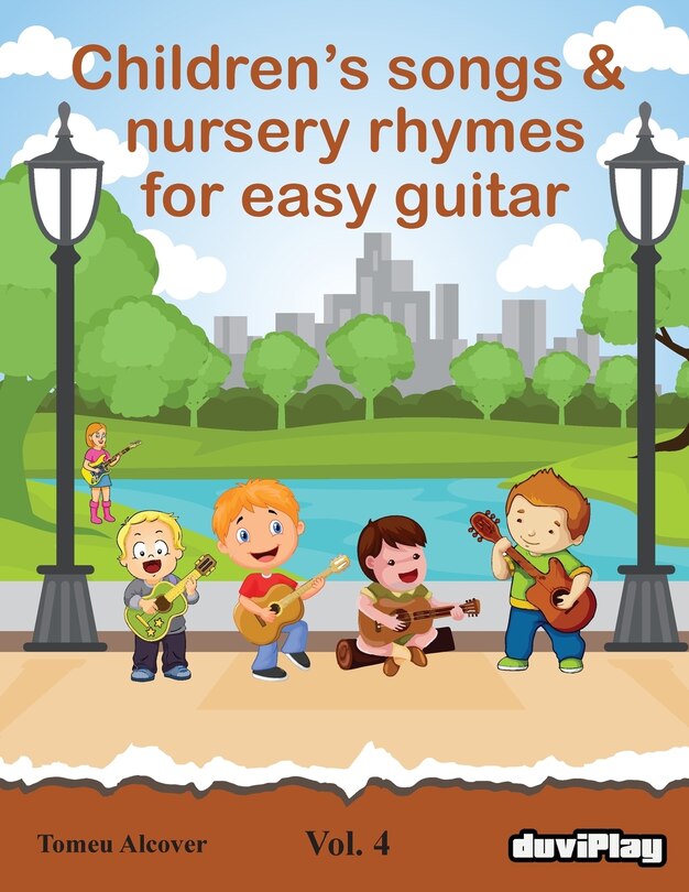 Couverture_Children's songs & nursery rhymes for easy guitar. Vol 4.