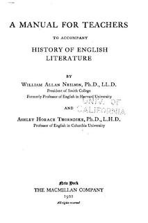 A History of English Literature