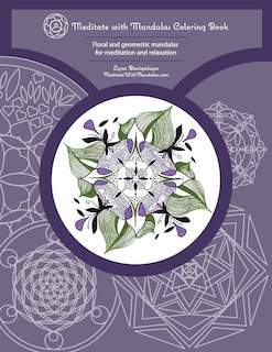 Couverture_Meditate with Mandalas Coloring Book