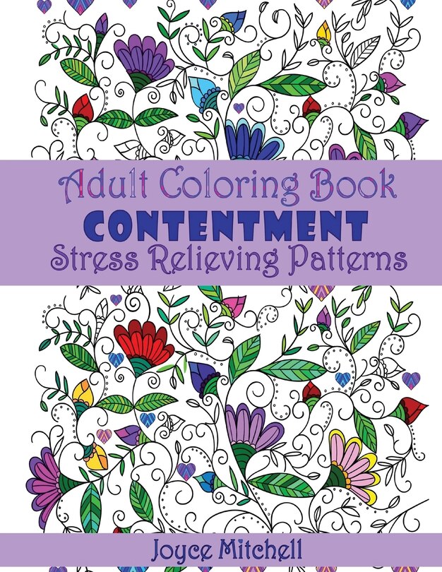 Front cover_Adult Coloring Book: Contentment