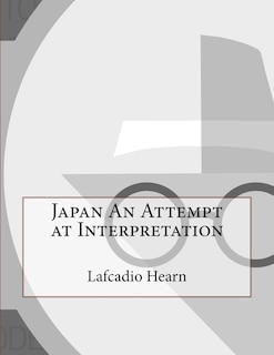 Couverture_Japan An Attempt at Interpretation