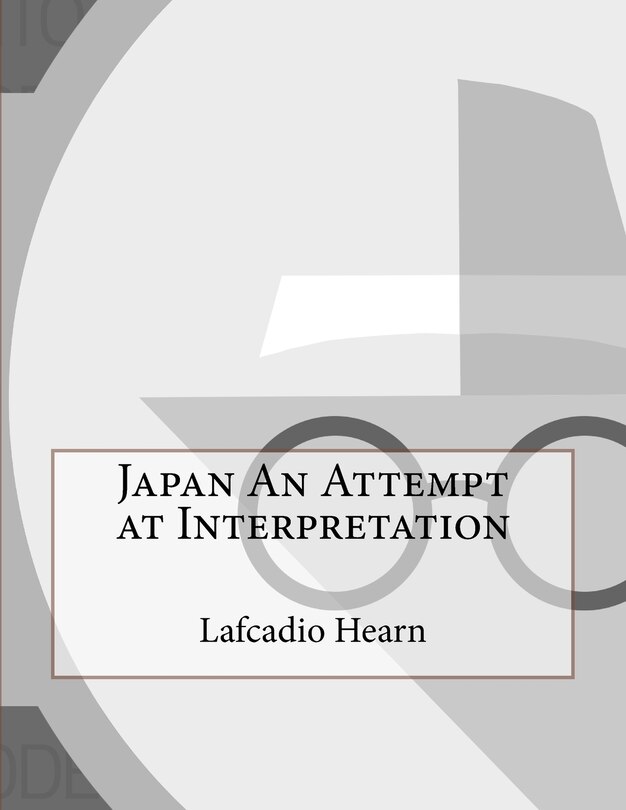 Couverture_Japan An Attempt at Interpretation