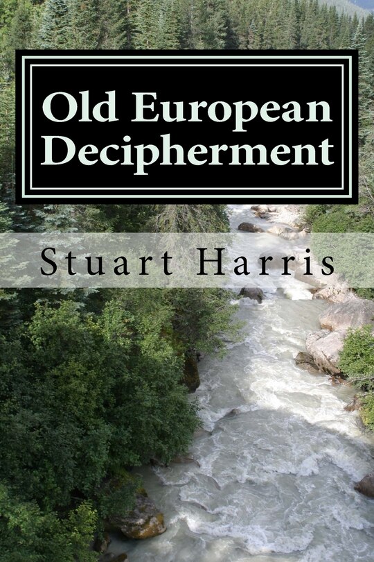 Couverture_Old European Decipherment