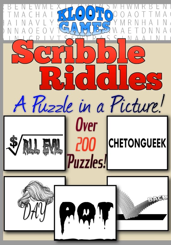 Front cover_KLOOTO Games Scribble Riddles