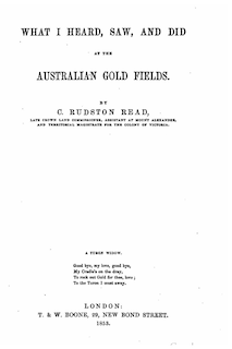 Couverture_What I heard, saw and did at the Australian gold fields