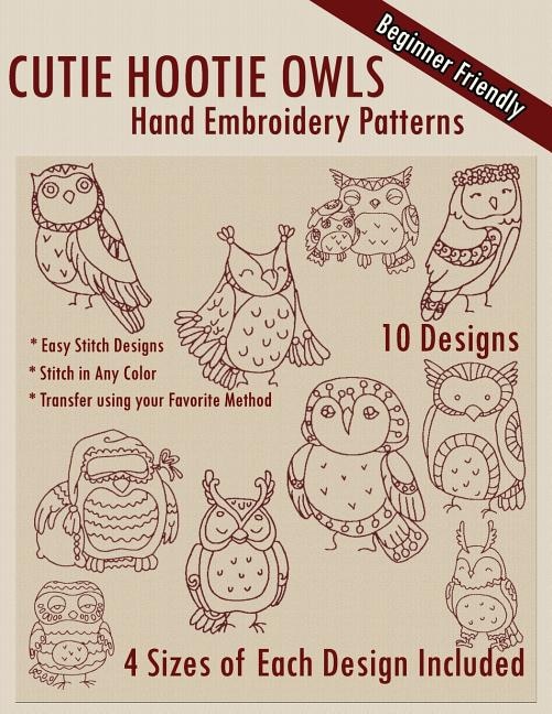 Couverture_Cutie Hootie Owls Hand Embroidery Patterns
