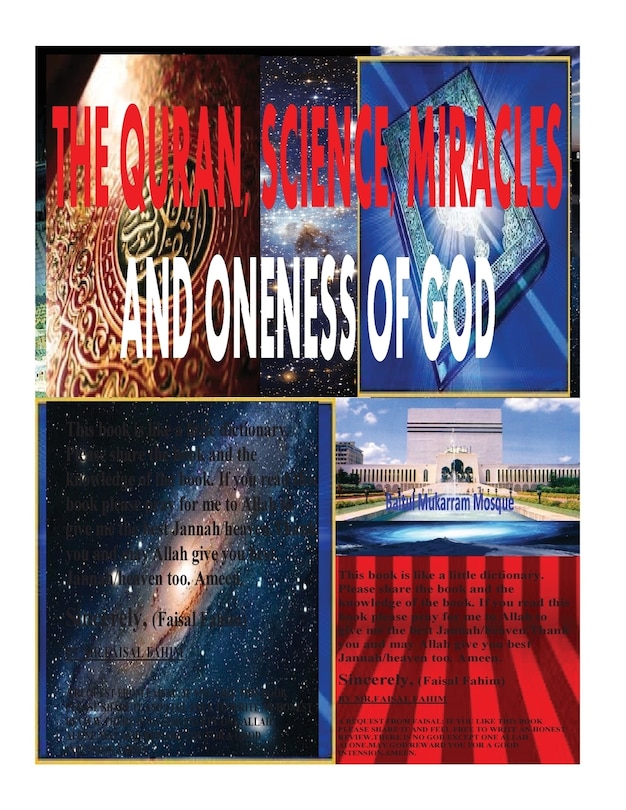 Couverture_THE QURAN, SCIENCE, MIRACLES And ONENESS OF GOD