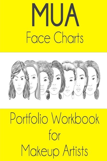 Front cover_Mua Face Chart Portfolio Workbook For Makeup Artists