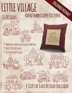 Front cover_Little Village Hand Embroidery Patterns