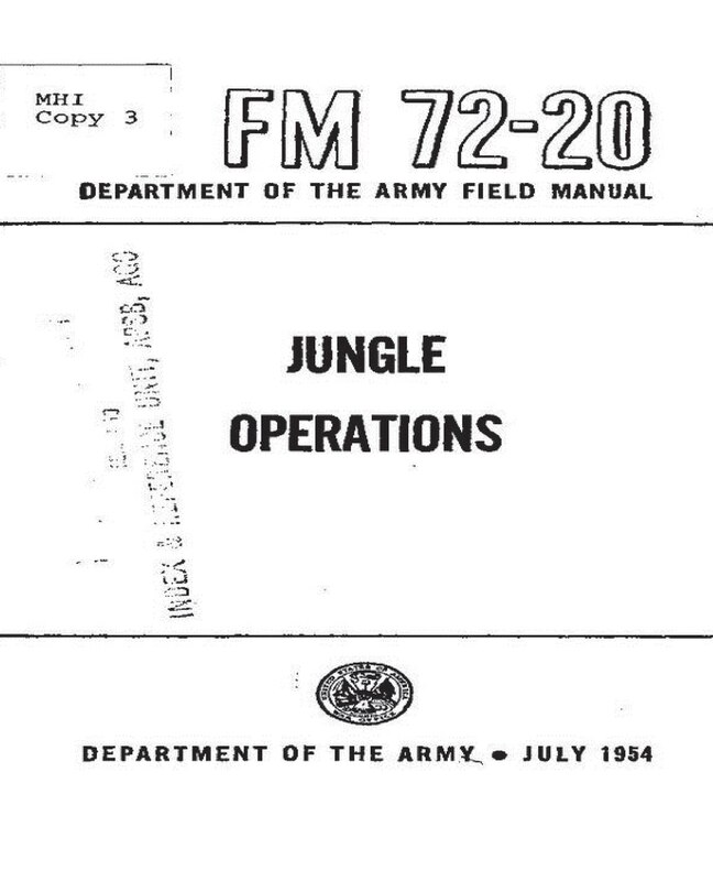 Couverture_FM 72-20 Jungle Operations, by United States. Department of the Army