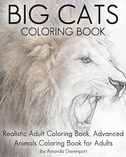 Front cover_Big Cats Coloring Book