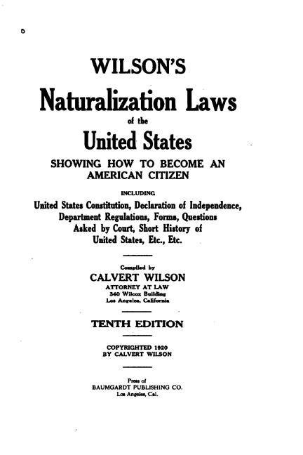 Couverture_Wilson's naturalization laws of the United States, showing how to become an American citizen