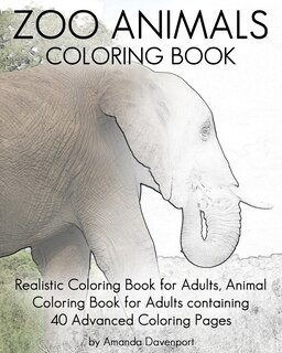 Front cover_Zoo Animals Coloring Book