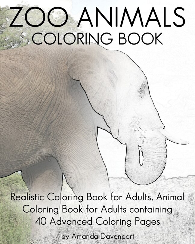 Front cover_Zoo Animals Coloring Book
