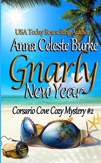 Front cover_Gnarly New Year! Corsario Cove Cozy Mystery #2