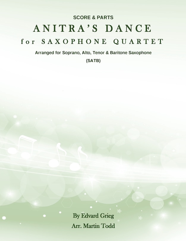 Couverture_Anitra's Dance for Saxophone Quartet (SATB)
