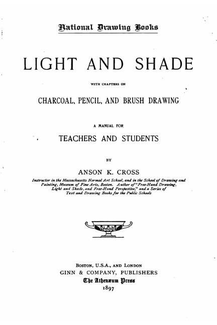 Couverture_Light and shade with chapters on charcoal, pencil, and brush drawing