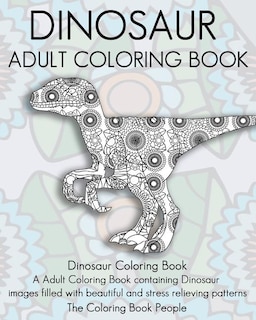 Couverture_Dinosaur Adult Coloring Book