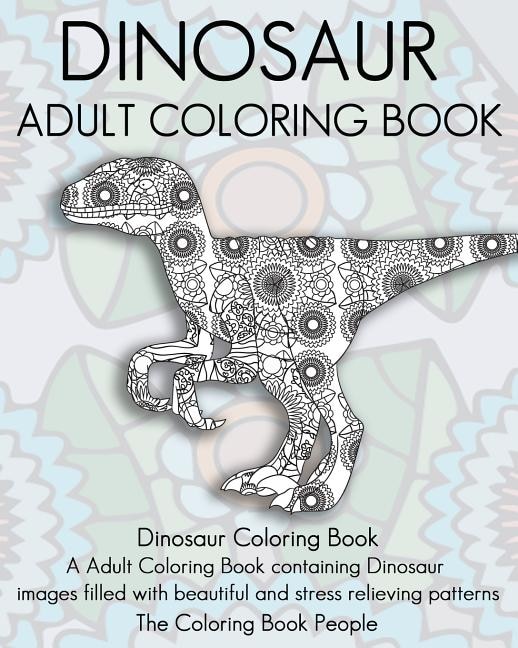 Couverture_Dinosaur Adult Coloring Book