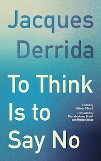 Front cover_To Think Is to Say No