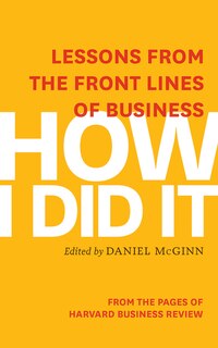 Front cover_How I Did It