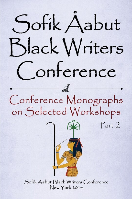 Front cover_Sofik Aabut Black Writers' Conference