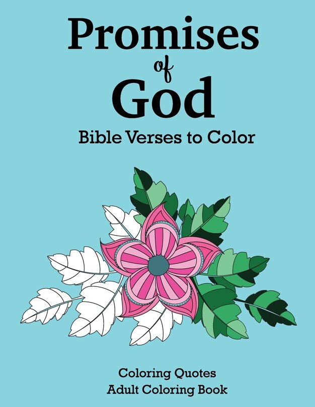 Front cover_Promises of God Bible Verses to Color