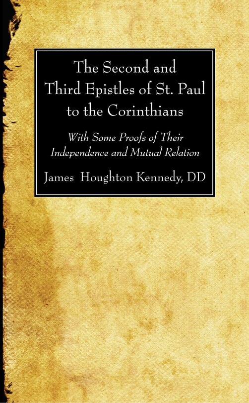 Couverture_The Second and Third Epistles of St. Paul to the Corinthians