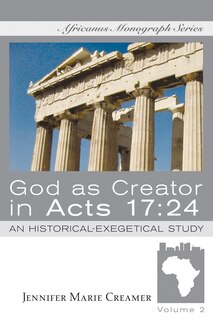 Front cover_God as Creator in Acts 17:24