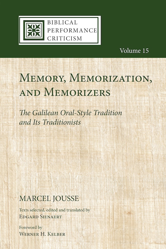 Couverture_Memory, Memorization, and Memorizers