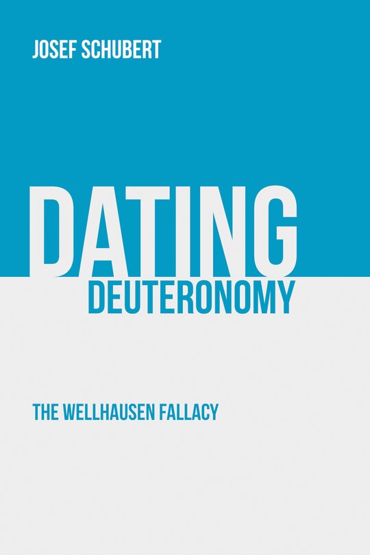 Front cover_Dating Deuteronomy