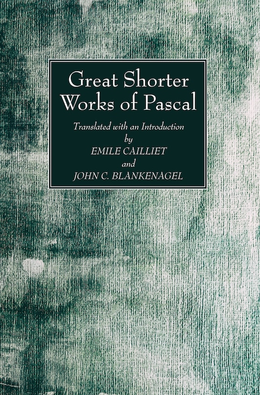 Front cover_Great Shorter Works of Pascal