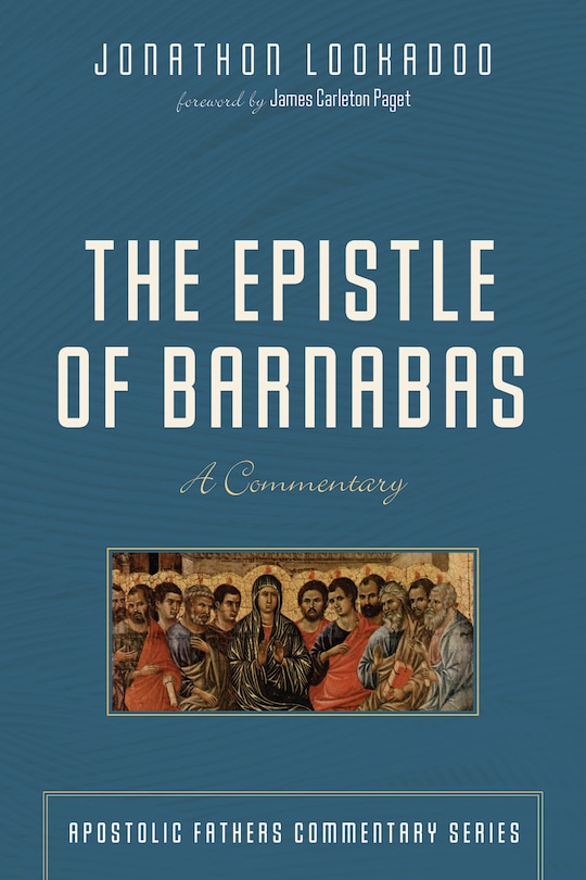Front cover_The Epistle of Barnabas