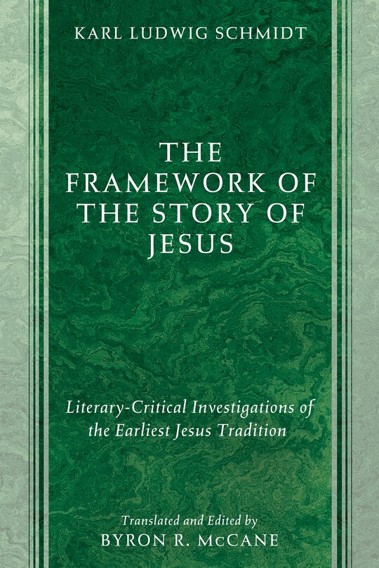 Front cover_The Framework of the Story of Jesus