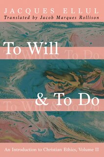 Front cover_To Will & to Do, Volume Two