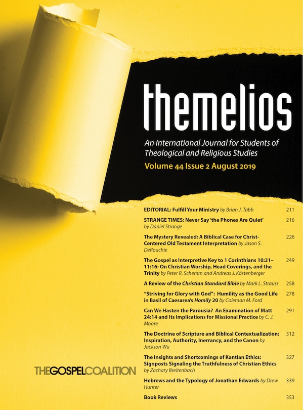 Couverture_Themelios, Volume 44, Issue 2