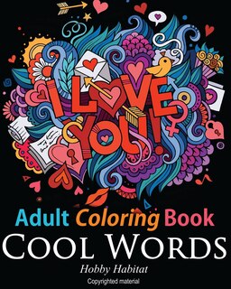 Couverture_Adult Coloring Book: Cool Words