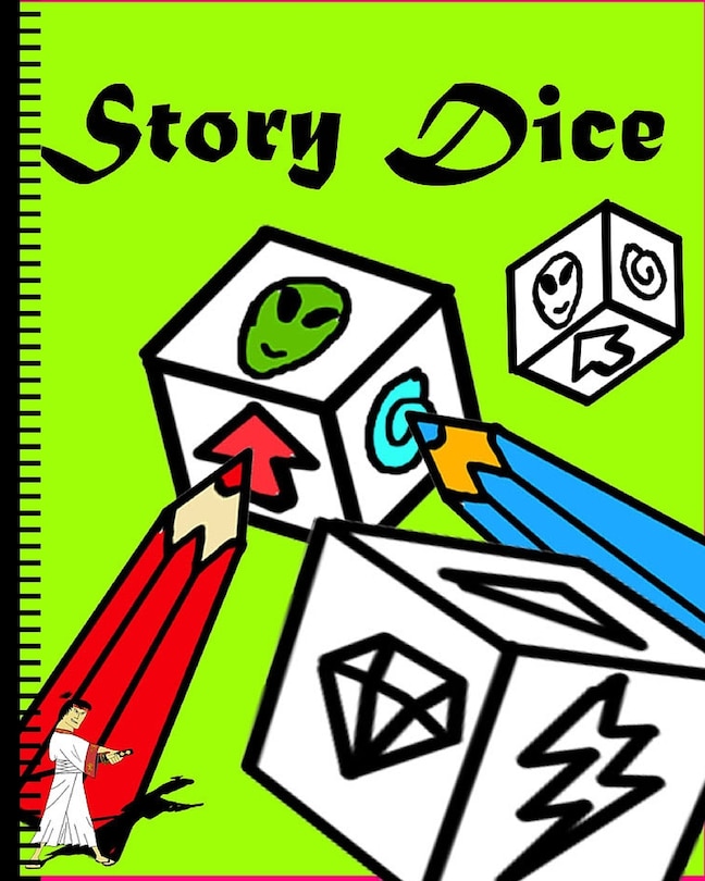 Story Dice: Color Me Fun And Let's Cut Paper or Tear Up This Book to Make Your Own Story Game(Dice Game For Kids), (120 Pictures,20 Dices)