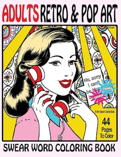 Front cover_Swear Word Coloring Book Adults Retro & Pop Art Edition