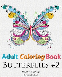 Couverture_Adult Coloring Book: Butterflies