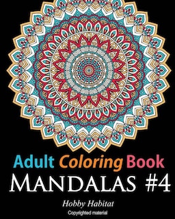 Couverture_Adult Coloring Book: Mandalas #4